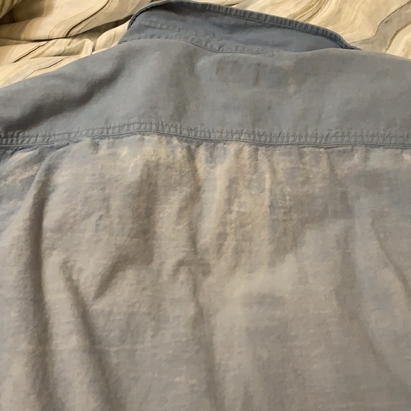 Carhartt Short Sleeve Mens jean button Down - Picture 7 of 7